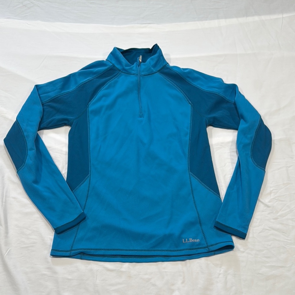 L.L. Bean Blue Quarter-Zip Sweatshirt